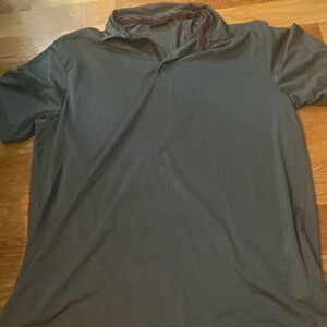 Striped Gray Polo Shirt